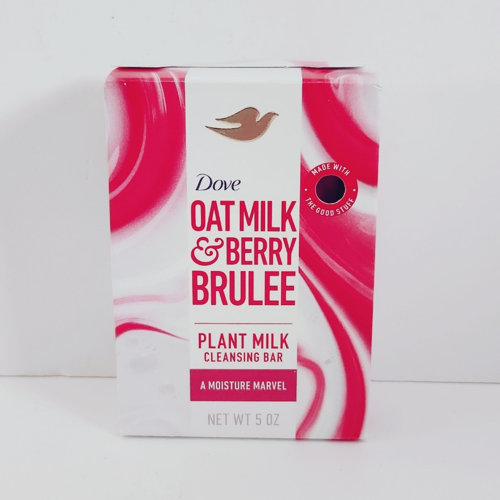 ⭐4/$15 Dove Oat Milk & Berry Brulee Plant Milk Cleansing Bar